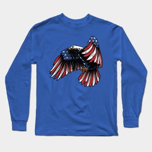 American eagle flag Long Sleeve T-Shirt